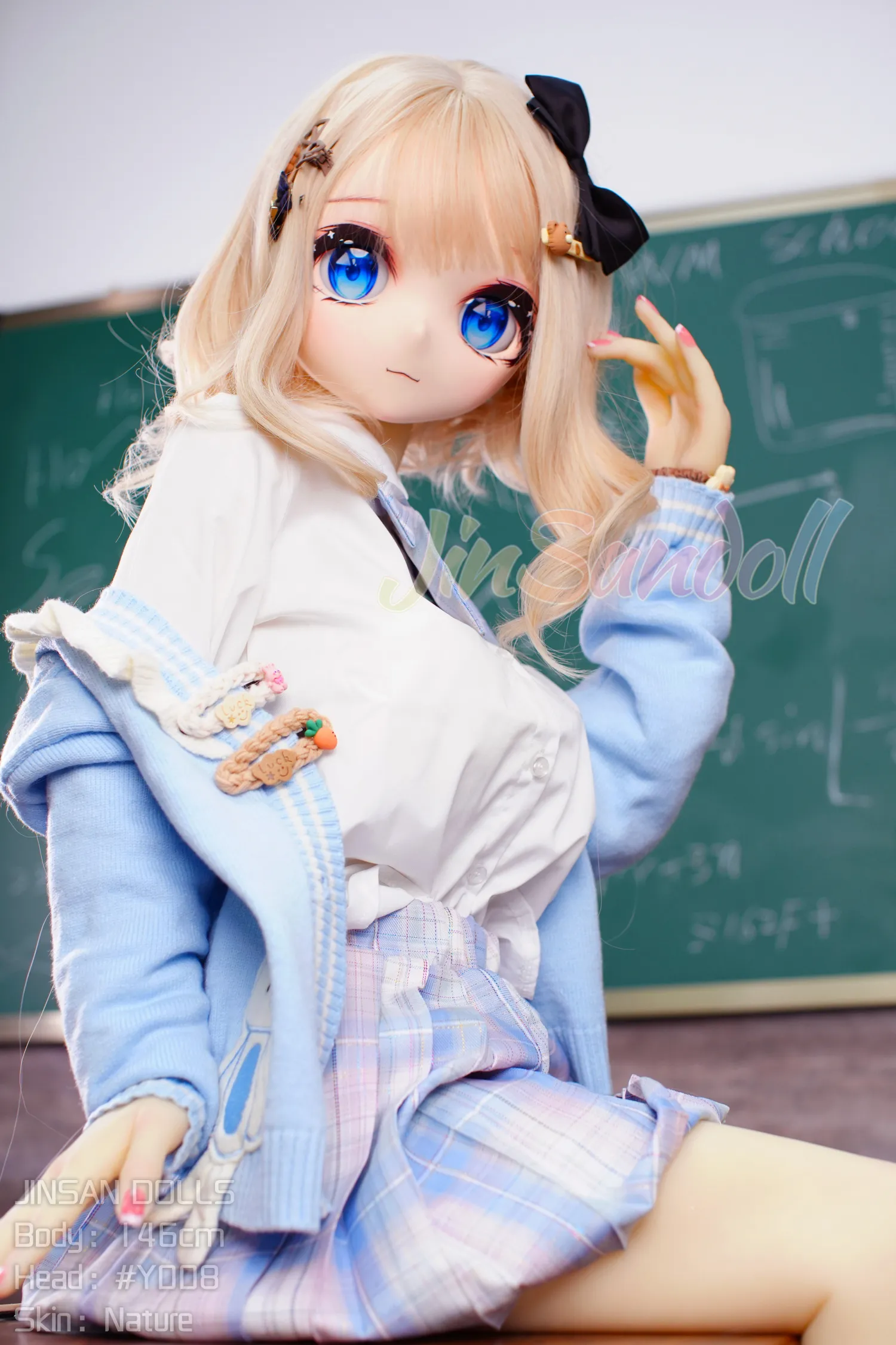 146cm (4ft9) B-Cup Аниме реалистичная кукла любви ПВХ и S-TPE Секс-кукла Голова #Y008